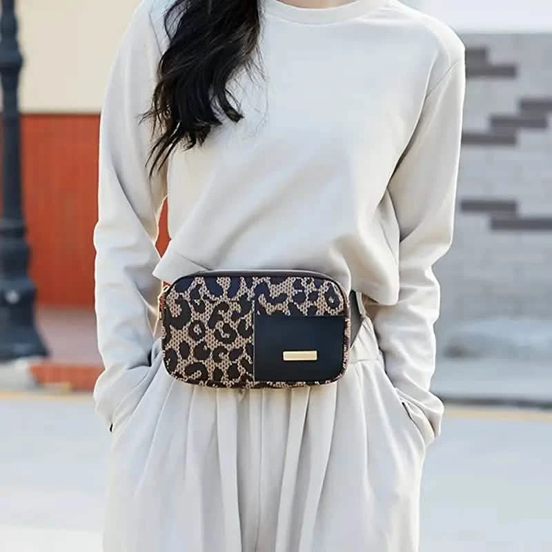 Leopard Pattern Chest Bag