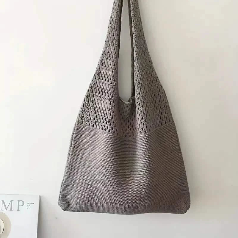 Simple Retro Hollow Crochet Bag