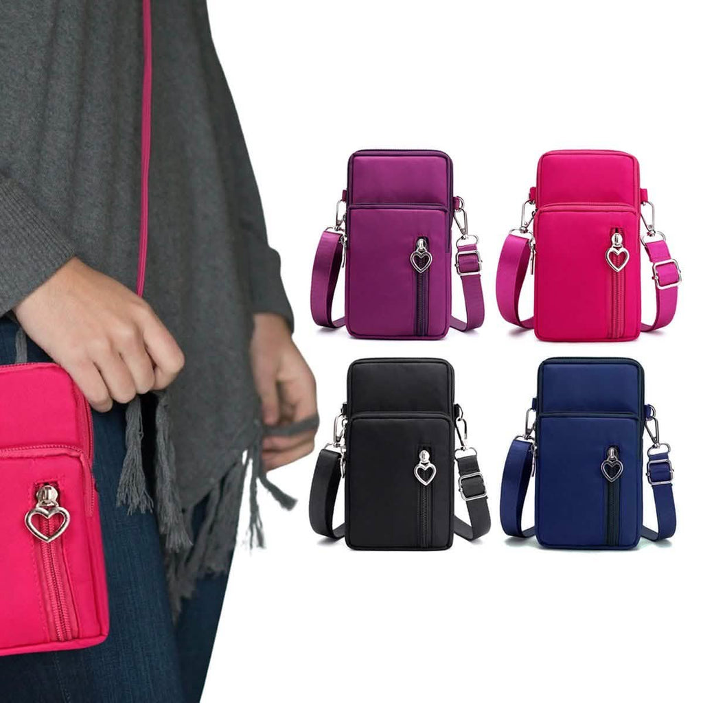 Women's Mini Cross-Body Shoulder Strap Cell Phone Wallet Pouch Bag Purse